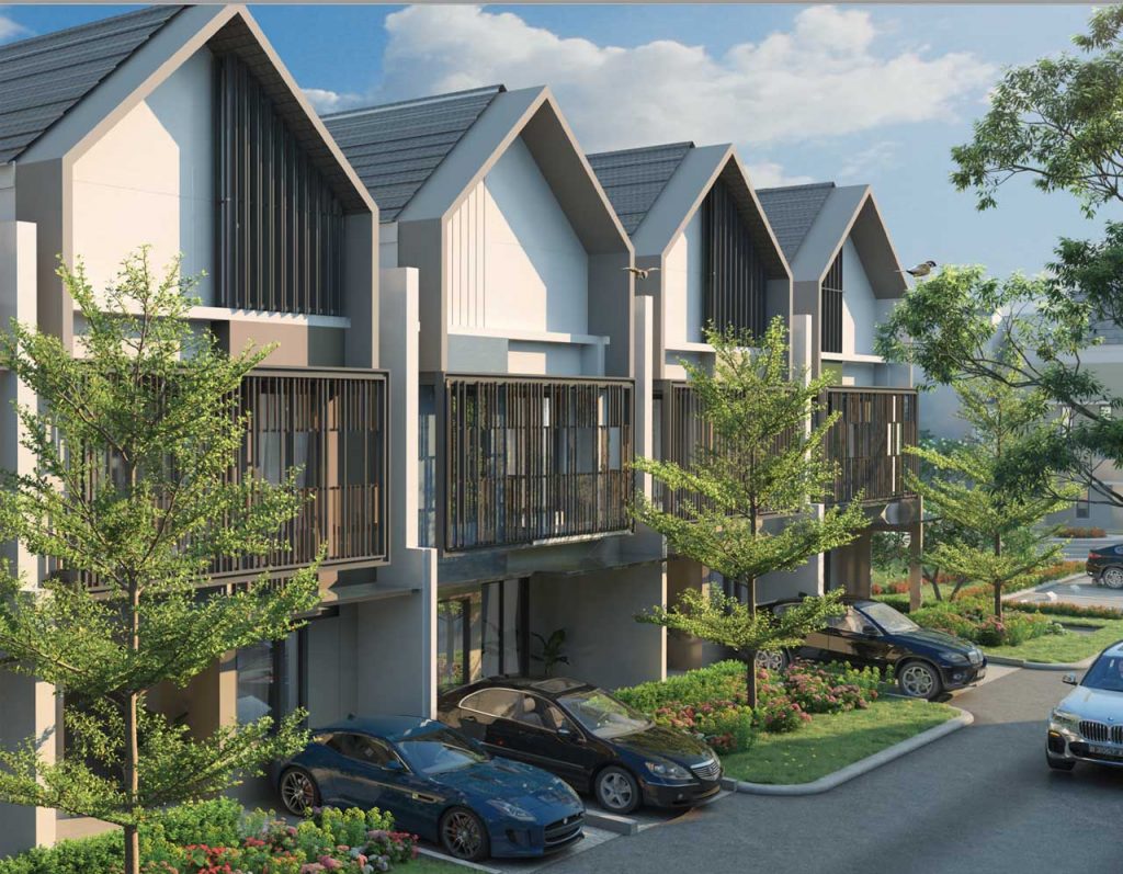 desain rumah minimalis di serpong leonora serpong